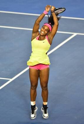 Jan. 31, 2015 - Melbourne, VICTORIA, AUSTRALIA - United States Serena Williams wins the women s final match on day 13 of the Australian Open tennis on Rod Laver Arena in Melbourne, Australia Tennis 2015 - Australian Open - - ZUMAk106