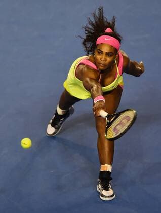 Jan. 31, 2015 - Melbourne, VICTORIA, AUSTRALIA - United States Serena Williams in action during her women s singles final match on day 13 of the Australian Open tennis on Rod Laver Arena in Melbourne, Australia Tennis 2015 - Australian Open - - ZUMAk106