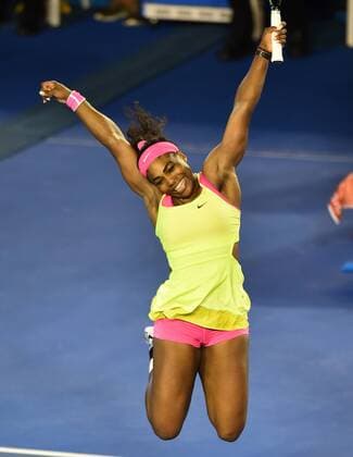 Jan. 31, 2015 - Melbourne, VICTORIA, AUSTRALIA - United States Serena Williams wins the women s final match on day 13 of the Australian Open tennis on Rod Laver Arena in Melbourne, Australia Tennis 2015 - Australian Open - - ZUMAk106