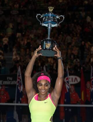Serena Williams (USA) Tennis - Australian Open 2015 - Grand Slam ATP Tennis Herren WTA Tennis Damen - Melbourne Olympic Park - Melbourne - Victoria - Australia - 31 January 2015.