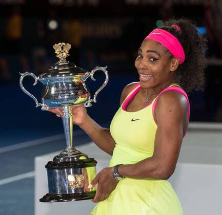 Serena Williams (USA) Tennis - Australian Open 2015 - Grand Slam ATP Tennis Herren WTA Tennis Damen - Melbourne Olympic Park - Melbourne - Victoria - Australia - 31 January 2015.