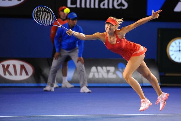 Maria Sharapova (RUS) TENNIS : Open d Australie - Melbourne - 31 01 2015 TennisMagazine Panoramlc 