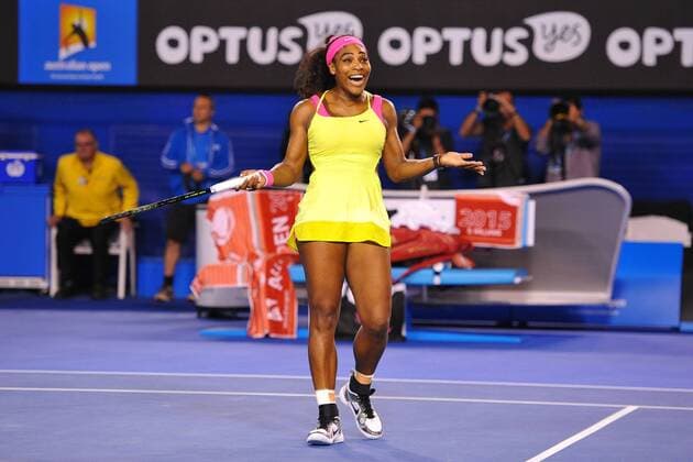 Serena Williams (USA) TENNIS : Open d Australie - Melbourne - 31 01 2015 TennisMagazine Panoramlc 