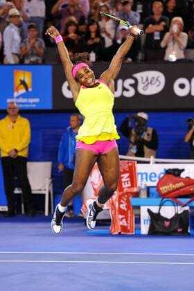 Serena Williams (USA) TENNIS : Open d Australie - Melbourne - 31 01 2015 TennisMagazine Panoramlc 