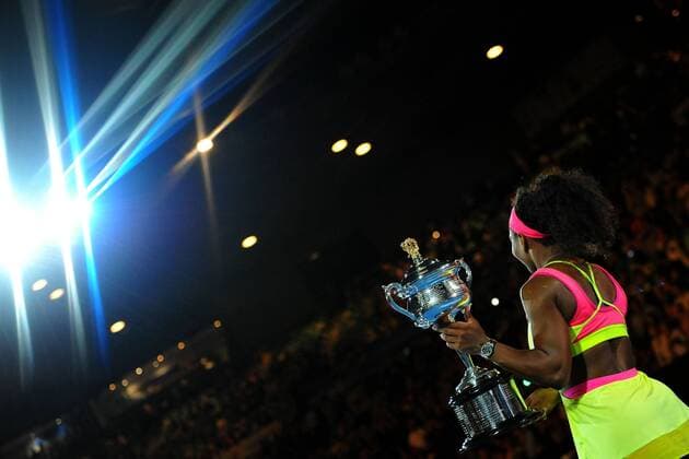 Serena Williams (USA) TENNIS : Open d Australie - Melbourne - 31 01 2015 TennisMagazine Panoramlc 