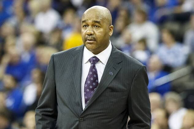 Jan 31, 2015 - Omaha, NE U.S. - Georgetown Hoyas head coach John Thompson III in action during an NCAA College League USA men s basketball game between 21 Georgetown Hoyas and Creighton Bluejays at Century Link Center in Omaha, NE...Georgetown won 67-40.Michael Spomer Cal Media NCAA Basketball 2015: Georgetown vs Creighton Jan 31 - ZUMAc04_