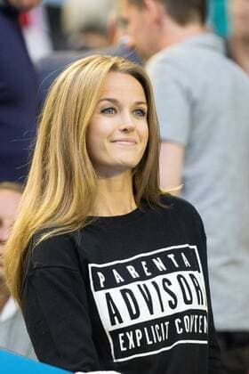 February 1, 2015: Kim Sears, the fiancee of 6th seed Andy Murray (GBR) Melbourne Park in Melbourne, Australia. - ZUMAc04_