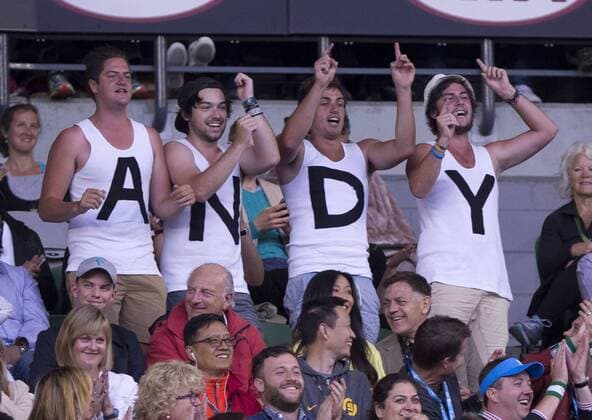 Andy Murray fans Tennis - Australian Open 2015 - Grand Slam ATP Tennis Herren