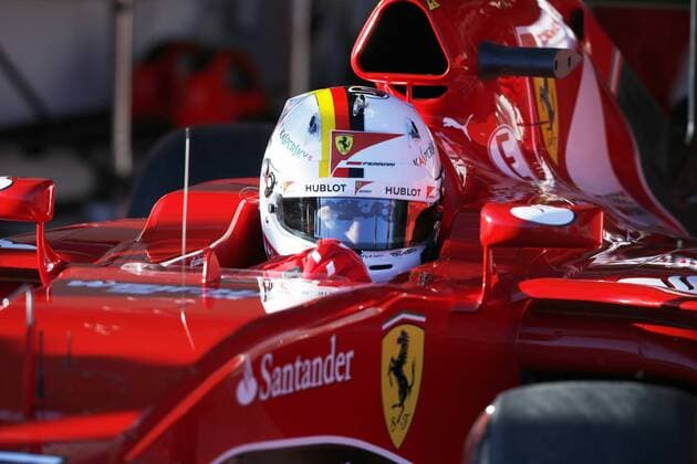 VETTEL Sebastian Team Scuderia Ferrari Erster Tag FIA Formel 1 Tests in Jerez 2015 in Spanien am 01.Februar 2015 in Jerez 