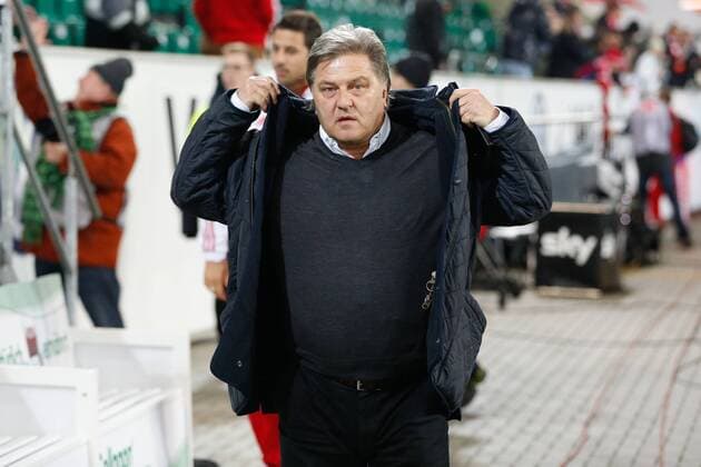 Pressechef Markus Hörwick (FC Bayern München) - 1. Fußball Bundesliga Punktspiel Saison 2014-2015 VfL Wolfsburg vs. FC Bayern München in der Volkswagen Arena in Wolfsburg - Deutschland, Fußball, Mann, Männer,30.01.2015