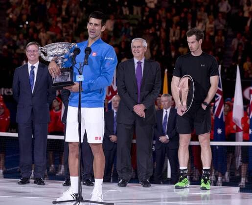 Novak Djokovic (SRB) Tennis - Australian Open 2015 - Grand Slam ATP Tennis Herren