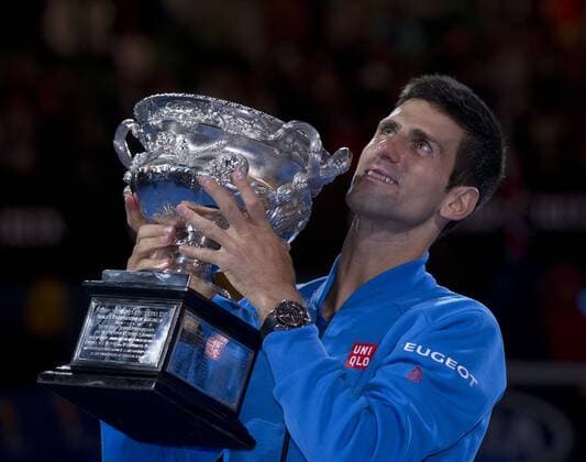 Novak Djokovic (SRB) Tennis - Australian Open 2015 - Grand Slam ATP Tennis Herren