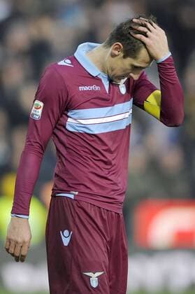 Aktuell Fußball, Italien, Serie A, AC Cesena - Lazio Rom Miroslav Klose Lazio Delusione Dejection Serie A AC Cesena - Lazio Rom fnozxinside