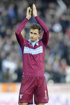 Aktuell Fußball, Italien, Serie A, AC Cesena - Lazio Rom Miroslav Klose Lazio Serie A AC Cesena - Lazio Rom fnozxinside