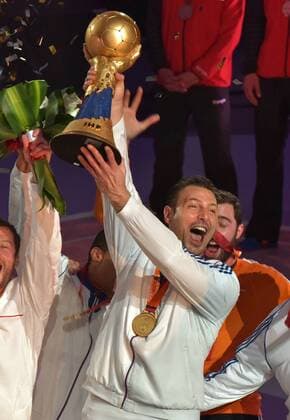 Jerome Fernandez Weltmeister Frankreich Männer Handball WM 2015 Doha Finale