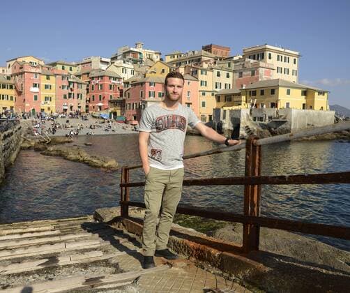 S. MUSTAFI BESUCH VON BILD IN GENUA AM 7.2.2014