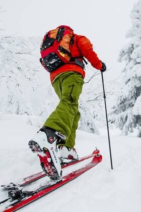 Ski mountaineering in Krkonose Mountains (Giant Mountains), Czech Republic, pictured on Thursday, February 5, 2015. (CTKxPhoto DavidxTanecek) CTKPhotoP201502050623301  TAD 006