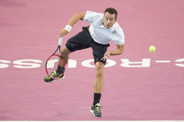 Philipp Kohlschreiber (ger) TENNIS : Open Sud De France 2015 - 05 02 2015 JBAutissier Panoramic 
