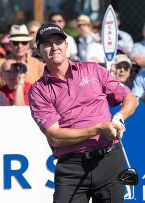 Feb. 5, 2015 - Torery Pines, California, USA - Jimmy Walker reacts to his tee shot on the 1st hole of the south course during the first round of the Farmers Insurance Open at Torrey Pines Golf Course on February 5, 2015 in San Diego, California. Farmers Insurance Open 2015 - ZUMAg139