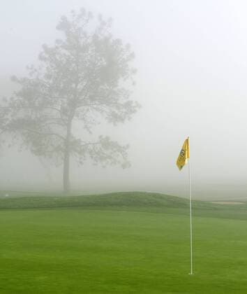 Feb. 5, 2015 - Torery Pines, California, USA - Fog delays the start of the his first round of the Farmers Insurance Open at Torrey Pines Golf Course on February 5, 2015 in San Diego, California. Farmers Insurance Open 2015 - ZUMAg139