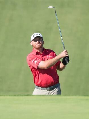 Feb. 6, 2015 - Torery Pines, California, USA - J.B. Holmes plays his Third shot on the 13th hole of the south course during the second round of the Farmers Insurance Open at Torrey Pines Golf Course on February 6, 2015 in San Diego, California. Farmers Insurance Open - Second Round - ZUMAg139