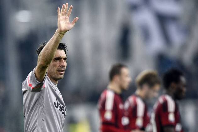 Db Torino 07 02 2015 Serie A, Juventus Turin vs AC Mailand: Guanluigi Buffon 