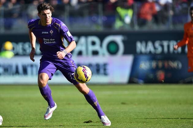Mario Gomez Fiorentina, Firenze 08-02-2015 Stadio Artemio Franchi, Football Calcio Serie A AC Florenz ACF Fiorentina vs Atalanta Bergamo andreaxstaccioli