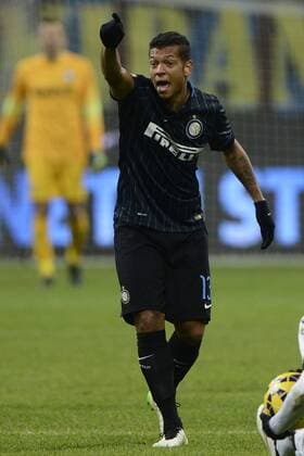 Aktuell Fußball, Italien, Serie A, Inter Mailand - US Palermo Fredy Gaurin Inter Milano 08-02-2015 Stadio Giuseppe Meazza - Football Calcio Serie A Inter Mailand vs US Palermo giuseppexceleste
