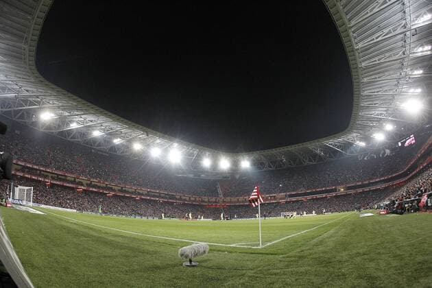 San Mames Stadium during La Liga match.February 8,2015.  (2015020896)