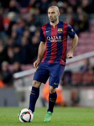 Javier Alejandro Mascherano of FC Barcelona Barca during the Copa del Rey match between FC Barcelona and Villarreal at Camp Nou on february 11, 2015 in Barcelona, Spain FC Barcelona v Villarreal Copa del Rey 2014 2015 xVIxLaurensxLindhoutxIVx 3526026