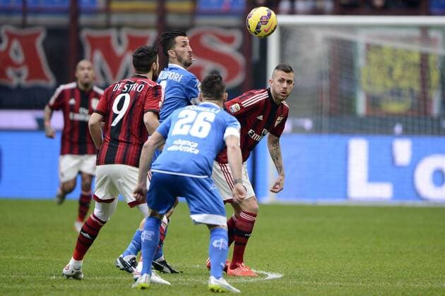 Jeremy Menez Milan Milano 15-02-2015 Stadio Giuseppe Meazza - Football Calcio Serie A AC Mailand vs FC Empoli giuseppexceleste