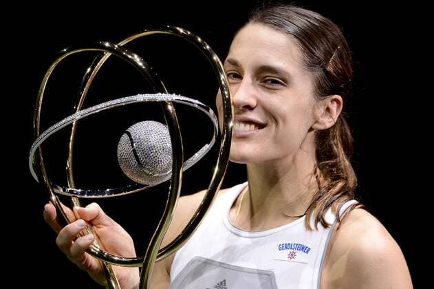 - ANTWERP, BELGIUM: German Andrea Petkovic pictured after the final of the WTA Tennis Damen Antwerp Diamond Games tennis tournament, Sunday 15 February 2015, in Antwerp. DIRKxWAEM  x04569718x