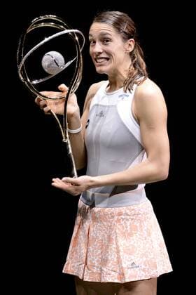 - ANTWERP, BELGIUM: German Andrea Petkovic pictured after the final of the WTA Tennis Damen Antwerp Diamond Games tennis tournament, Sunday 15 February 2015, in Antwerp. DIRKxWAEM  x04569725x