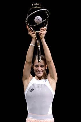 - ANTWERP, BELGIUM: German Andrea Petkovic pictured after the final of the WTA Tennis Damen Antwerp Diamond Games tennis tournament, Sunday 15 February 2015, in Antwerp. DIRKxWAEM  x04569727x