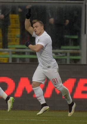 IPP20150215 Football - soccer: Serie A, Atalanta Bergamo - Inter Mailand, Xherdan shaqiri 1-0 xHOCHxZWEIx xItalyxPhotoxPressx 