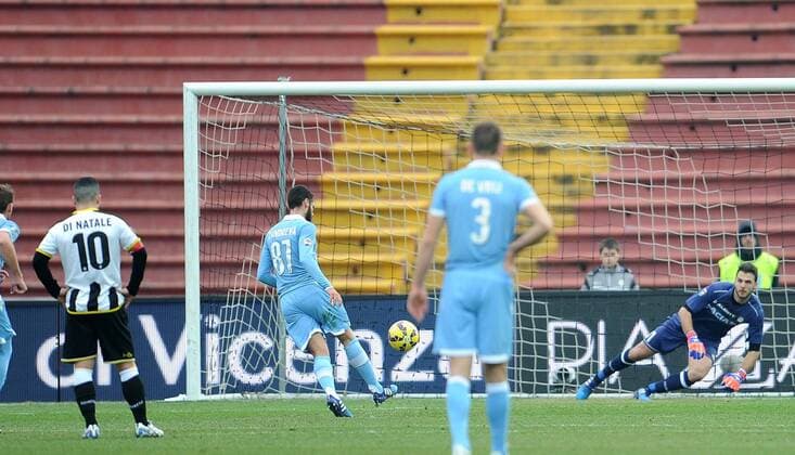 IPP20150215 Football - soccer: Serie A, Lazio Rom, Antonio Candreva 0-1 xHOCHxZWEIx xItalyxPhotoxPressx 