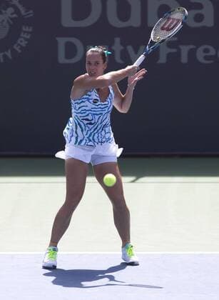Jarmila Gajdosova (AUS) Tennis - Dubai Tennis Championships 2015 - WTA Tennis Damen - - Dubai - - United Arab Emirates - 16 February 2015. Juergen Hasenkopf - Juergen Hase
