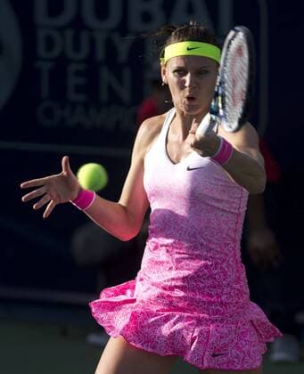 Lucie Safarova (CZE) Tennis - Dubai Tennis Championships 2015 - WTA Tennis Damen - - Dubai - - United Arab Emirates - 16 February 2015.