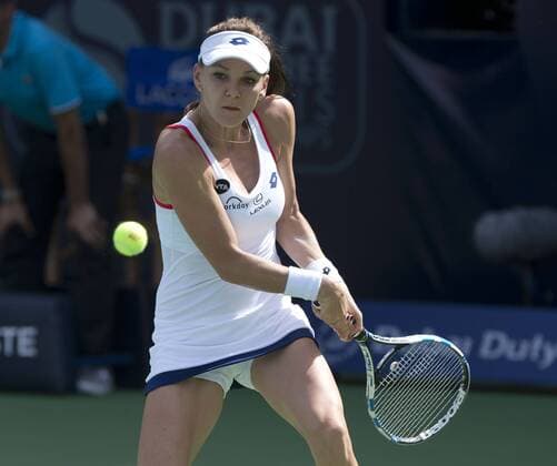 Agnieszka Radwanska (POL) Tennis - Dubai Tennis Championships 2015 - WTA Tennis Damen - - Dubai - - United Arab Emirates -