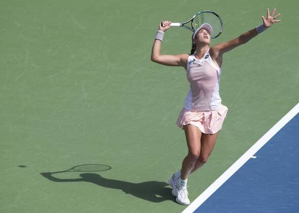 Garbine Muguruza (ESP) Tennis - Dubai Tennis Championships 2015 - WTA Tennis Damen - - Dubai - - United Arab Emirates -