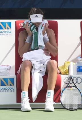 Garbine Muguruza (ESP) Tennis - Dubai Tennis Championships 2015 - WTA Tennis Damen - - Dubai - - United Arab Emirates -