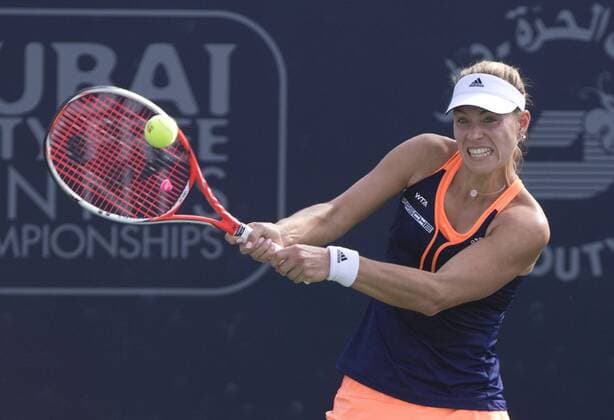 Angelique Kerber (GER) Tennis - Dubai Tennis Championships 2015 - WTA Tennis Damen - - Dubai - - United Arab Emirates - 18 February 2015.