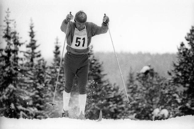 Nordische Ski-WM in der Hohen Tatra: Gerhard Grimmer (DDR)