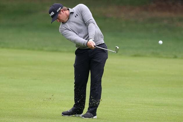 Feb. 19, 2015 - Pacific Palisades, CA, U.S. - February 19, 2015: Daniel Summerhays during the first round of the Northern Trust Open. Played at Riviera Country Club, Pacific Palisades, CA. Michael Zito ESW CSM PGA Golf Herren Golf 2015: Northern Trust Open Round One FEB 19 - ZUMAcs17