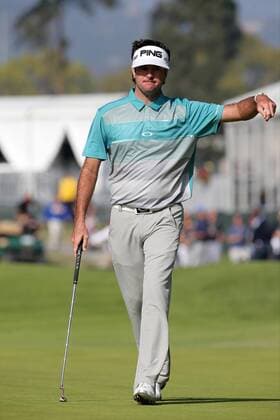 Feb. 19, 2015 - Pacific Palisades, CA, U.S. - February 19, 2015: Bubba Watson during the first round of the Northern Trust Open. Played at Riviera Country Club, Pacific Palisades, CA. Michael Zito ESW CSM PGA Golf Herren Golf 2015: Northern Trust Open Round One FEB 19 - ZUMAcs17