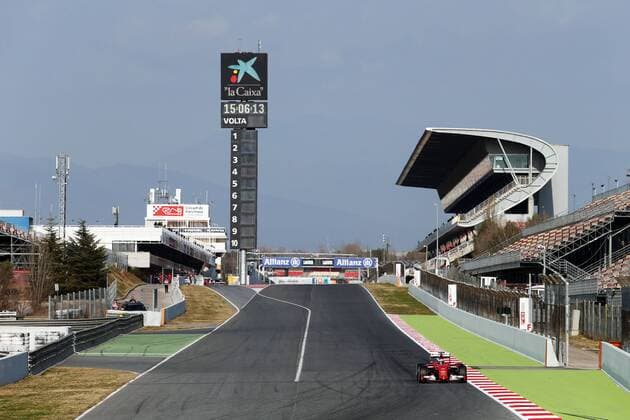 Kimi Raikkonen (FIN) Ferrari SF15-T. 19.02.2015. F1 Testing Barcelona, Spain February 2015 