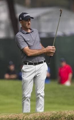 Feb. 20, 2015 - Los Angeles, California, U.S - Geoff Ogilvy of Australia plays in the second round of the Northern Trust Open PGA Golf Herren golf tournament at Riviera Country Club in Los Angeles on Friday, February 20, 2015. 2015 Northern Trust Open - ZUMAc68_