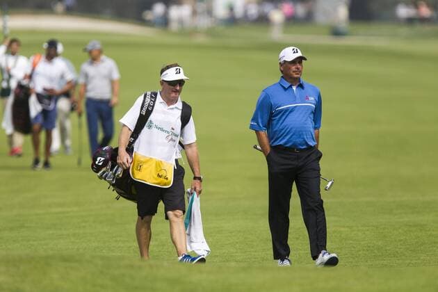 Feb. 20, 2015 - Los Angeles, California, U.S - Fred Couples plays in the second round of the Northern Trust Open PGA Golf Herren golf tournament at Riviera Country Club in Los Angeles on Friday, February 20, 2015. 2015 Northern Trust Open - ZUMAc68_