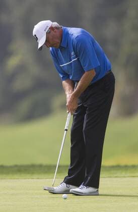 Feb. 20, 2015 - Los Angeles, California, U.S - Fred Couples plays in the second round of the Northern Trust Open PGA Golf Herren golf tournament at Riviera Country Club in Los Angeles on Friday, February 20, 2015. 2015 Northern Trust Open - ZUMAc68_