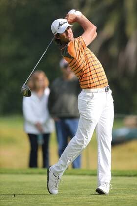Feb. 20, 2015 - Pacific Palisades, CA, U.S. - February 20, 2015: Aaron Baddeley during the second round of the Northern Trust Open. Played at Riviera Country Club, Pacific Palisades, CA. Michael Zito ESW CSM PGA Golf Herren Golf 2015: Northern Trust Open Day Two FEB 20 - ZUMAcs17
